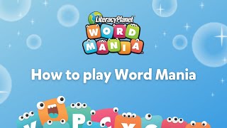 How to play Word Mania [upl. by Indnahc]