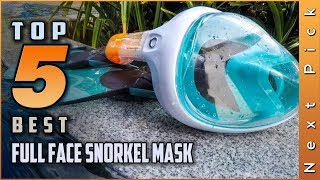 Top 5 Best Full Face Snorkel Masks Review in 2024 [upl. by Ytirahc954]