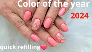 Quick Filling with Color of the Year for Beginners [upl. by Belmonte754]