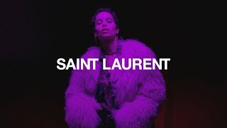 SAINT LAURENT  FALL 2018  ZOE KRAVITZ [upl. by Aslehc]