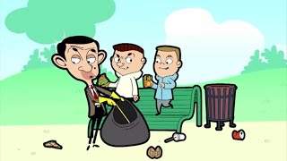 Litterbugs  Mr Bean Cartoon [upl. by Ecerahs]