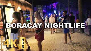 NIGHTLIFE Tour in BORACAY  2023 Best New Clubs amp Bars Walking Tour  Station 13  Philippines [upl. by Diskin]