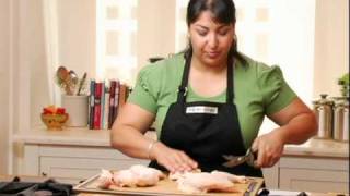 How to Cut a Chicken Using Wüsthof Classic Poultry Shears  WilliamsSonoma [upl. by Ayekin]