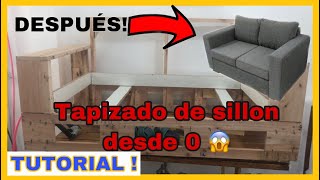 COMO TAPIZAR UN SILLON PASO A PASO  CAPITULO 1 [upl. by Erotavlas]