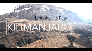 KILIMANJARO  Lemosho Route in 6 Days [upl. by Eusassilem]