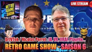 Retro Game Show S06EP31  DrJVTek  Delphine Software VR IA JIRAF Playrite etc [upl. by Vivyanne]