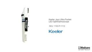 Keeler Jazz Ultra Pocket LED Ophthalmoscope 1102 P 1113 [upl. by Hoffarth465]