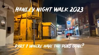 Hanley Stoke On Trent City Centre UK  Etruria Rd Trinity Street Night Walk  Closed Pubs And Bars [upl. by Idieh]