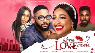 Watch Uche Montana John Ekanem Ekamma EtimInyang in WHERE LOVE MEETS  Latest Nollywood Movie [upl. by Aonian]