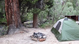 Moraine Campground off Tioga Pass Highway 120 in Lee Vining California [upl. by Yunick]