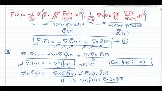 Session 122 A Vector Field can be sufficiently defined by its curl and div Helmholtz Theorem [upl. by Annaihs23]