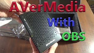 AVerMedia 4k live gamer for obs install and setup [upl. by Gnut]