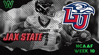 NCAAF Week 10 Picks  Jacksonville State  Liberty  1st and Goal [upl. by Ahsineb]