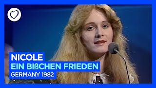 Nicole  Ein Bißchen Frieden  Germany 🇩🇪  Winner of Eurovision 1982 [upl. by Shoemaker705]