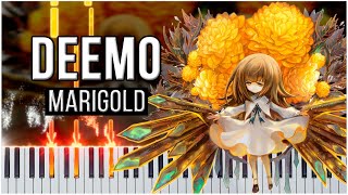 Marigold Deemo 【 PIANO TUTORIAL 】 [upl. by Catarina]