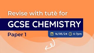 GCSE Chemistry Revision  Paper 1  Livestream [upl. by Gavriella]