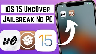 iOS 15 Uncover Jailbreak  How To jailbreak iOS 1571571 no PC [upl. by Anilev]