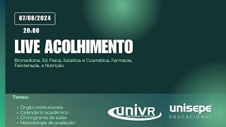 LIVE DE ACOLHIMENTO [upl. by Anasor828]