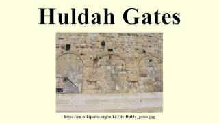 Huldah Gates [upl. by Ogram]