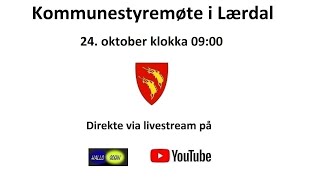 Kommunestyremøte i Lærdal 24 oktober 2024 [upl. by Weitman]