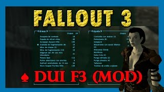 FALLOUT 3 DarNified UI F3 DUI F3 MOD [upl. by Nivlag]