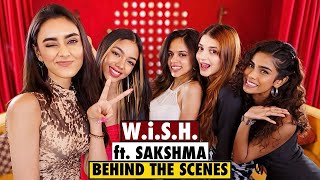 Vlog Behind the scenes from my shoot with Indian Girl Group WiSH  Sakshma Srivastav [upl. by Everrs154]