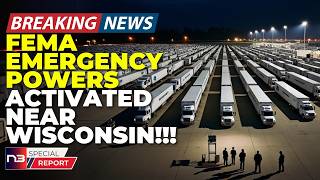 🚨BREAKING FEMA Caught Moving 350 Mystery Trucks As Wisconsin Vote Theft Exposed And DeepState Moves [upl. by Elleuqar320]