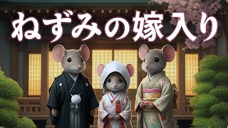 『ねずみの嫁入り』作：楠山正雄【朗読・睡眠導入・読み聞かせ・作業用BGM】 [upl. by Retsila]