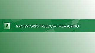 Navisworks Freedom Measuring [upl. by Handbook]