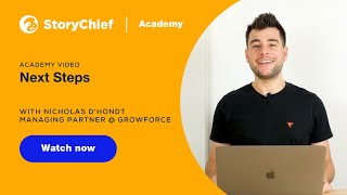 StoryChief Academy Growth Marketing with Growforce [upl. by Windsor]