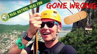 Worlds STEEPEST Zipline in St Maarten GONE WRONG  Carnival Horizon 2018  Ep 16 [upl. by Nivert]