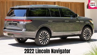 2022 Lincoln Navigator in Flight Blue Reserve Revealed [upl. by Anifesoj]