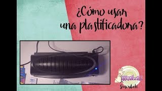 Como usar una plastificadora y trucos para recortarlo [upl. by Eilra]