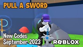 Roblox Pull A Sword New Codes September 2023 [upl. by Haroved170]