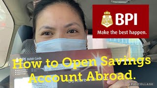 How to Open BPI Savings Account Riyadh Youtube Salary Gold buying [upl. by Eniarol]