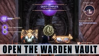 The Warden Vault Dragon Age Veilguard How to open ALL Warden vault locks [upl. by Adeuga997]