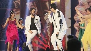 Allu Arjun and Anirudh Performance in SIIMA 2016 [upl. by Notlek]