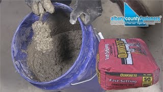 How To Mix FastSetting Concrete  DIY [upl. by Clyve]