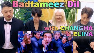 Badtameez Dil Song REACTION  Ranbir Kapoor Deepika Padukone  American Reaction [upl. by Noellyn]