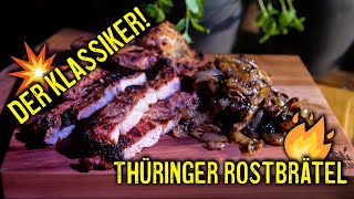 🥩 Rezept für Thüringer Rostbrätel vom Grill Thüringer Küche  Extrem lecker und super einfach 🔥 [upl. by Airotcivairam]