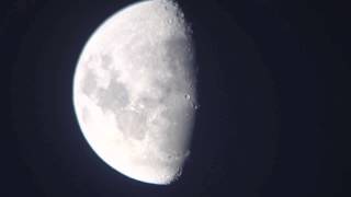 Moon through a Baader Hyperion 36mm Aspheric lens [upl. by Aitselec]