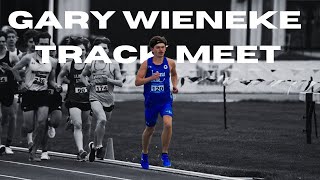 Gary Wieneke Track Meet  Steeple  track d1 trackandfield runner [upl. by Gianni]