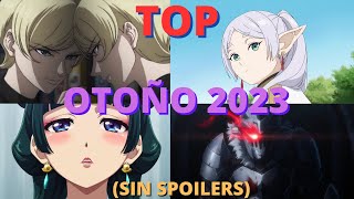 TOP DE TEMPORADA ANIME  OTOÑO 2023 [upl. by Wilie]