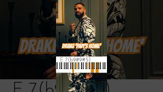 Drakes Papis Home Chord Breakdown 🔥🎹🔥 Drake PapisHome PapisHomeChords musicianparadise [upl. by Hakaber]