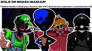 BOLD OR BRASH MASHUP  FNF MASHUP [upl. by Kironde]