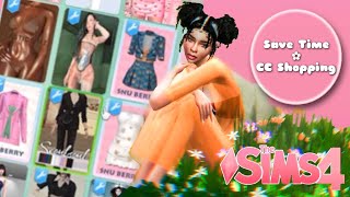 Access FREE Patreon Custom Content for The Sims 4 Save Time CC Shopping [upl. by Edda]