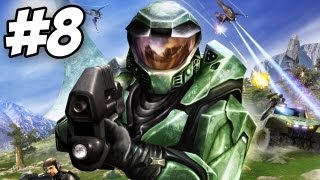 Halo Combat Evolved Walkthrough  Assault on the Control Room  Part 8 XboxPC [upl. by Dorion]