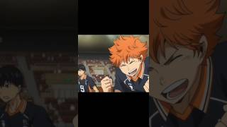 Haikyuu Hinata moment 😱 anime haikyuu shorts [upl. by Ennayoj]