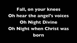 Mariah Carey  O Holy Night Karaoke Instrumental with Lyrics [upl. by Ahsieyn]