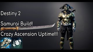 A Whole New Hunter Experience  Destiny 2 Samurai Build [upl. by Shina]